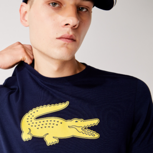 Ao Lacoste 3D Print Crocodile Breathable Jersey T shirt TH2042-1RH