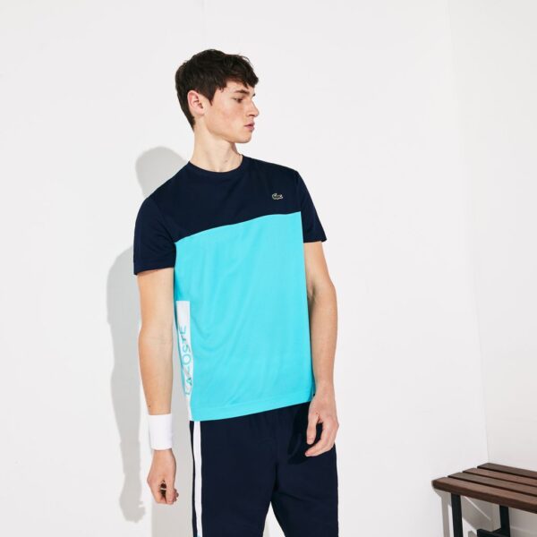 Áo Lacoste Tee SPORT Perfomance Turquoise 2020 TH4856-51-2YE - Ảnh 3