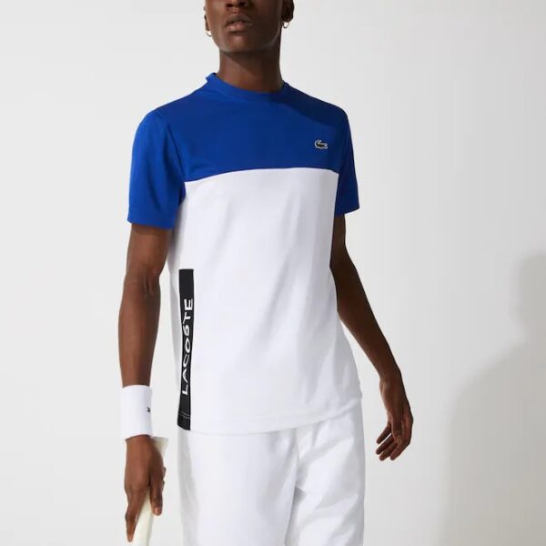 Áo Lacoste Tee SPORT Perfomance Blue W 2020 TH4856-51-PUW - Ảnh 4