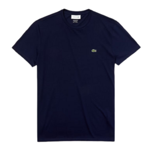 Ao Lacoste Crew Neck Pima Cotton Jersey T-shirt Navy Blue TH6709
