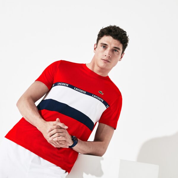 Áo Lacoste Sport Pique Red TH8427-51-YY2 - Ảnh 3