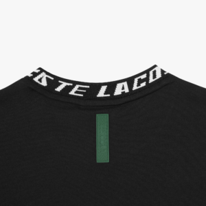 Ao Lacoste Regular Fit Logo Collar T-shirt 'Black' TH9687-53G-031