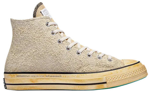 Giay Converse x Thisisneverthat Chuck 70 High 'Lemon Icing' 172395C
