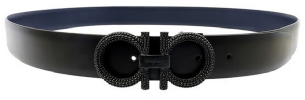 Thắt Lưng Salvatore Ferragamo Gancini 'Blue' 670072-747418