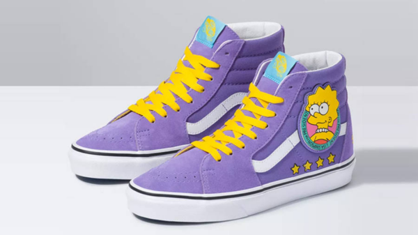 Giày Vans The Simpsons x Sk8-Hi 'Lisa 4 Prez' VN0A4BV617G - Ảnh 5