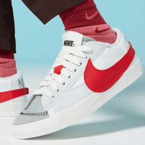 Giay Nike Blazer Low 77 Jumbo ‘Grey Red’ DQ8769-100