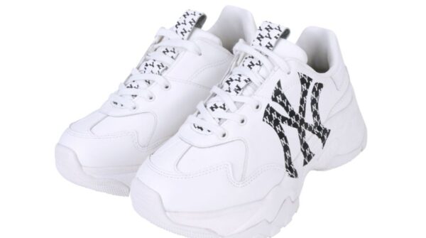 Giày MLB Bigball Chunky Monogram LT NY 'White' 32SHCM111-50W - Ảnh 4