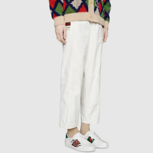 Giày Gucci Ace Embroidered 'Snake' 456230 A38G0 9064 - Ảnh 2