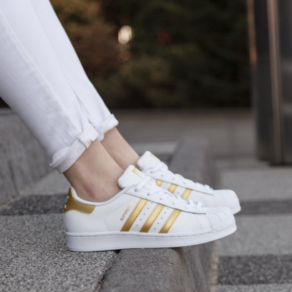 Giày Adidas Original Superstar 'White Gold' BB2870 - Ảnh 2