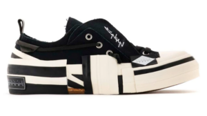 Giày XVESSEL G.O.P Lows for Yohji Yamamoto Black SLS