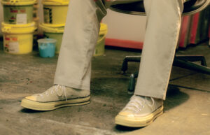 Giay Converse x Thisisneverthat Chuck 70 High 'Lemon Icing' 172395C