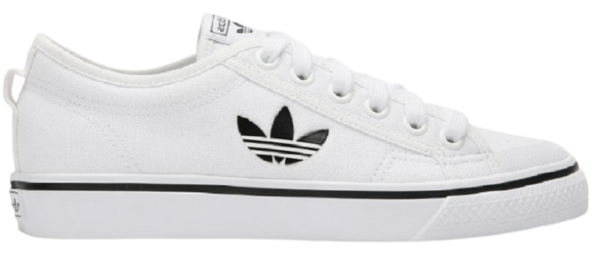 Giày Adidas Nizza Trefoil 'White Black' FX9268