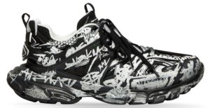 Giay Balenciaga x Adidas Track Graffiti 'Black' 542023-W3RRA-1090