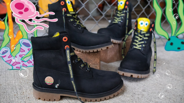 Giày Timberland SpongeBob SquarePants x 6 Inch 'Black' TB0A22TF-001 - Ảnh 4