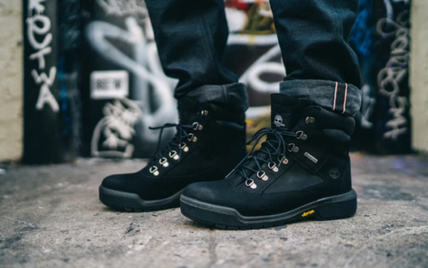 Giày Timberland 6 Inch Field Boot 'Black'  TB0A17KC - Ảnh 4