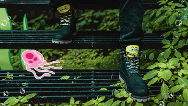 Giày Timberland SpongeBob SquarePants x 6 Inch 'Black' TB0A22TF-001 - Ảnh 5