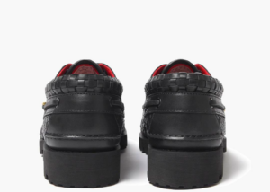 Giay Timberland Woven Leather 3-Eye Lug 'Supreme Black'