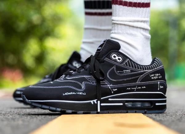 Giày Nike Air Max 1 Tinker 'Sketch to Shelf Black' CJ4286-001 - Ảnh 4