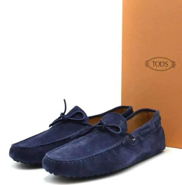 Giày Tod's BLUE SUEDE LOAFERS XXM0GW05470RE0U820 - Ảnh 4