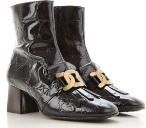 Alternative view of Giày Tod's  BLACK LEATHER ANKLE BOOTS XXW71C0DH90XLXB999