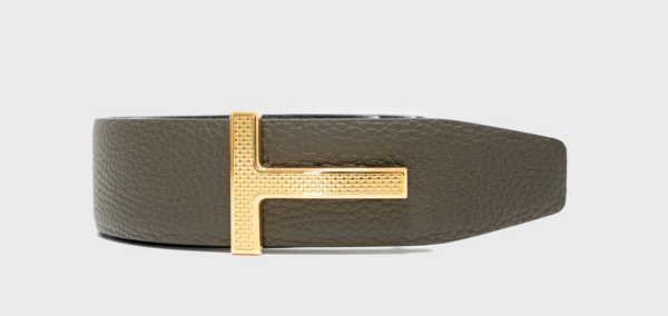 Thắt lưng Tom Ford Dark Olive Black T Belt TB249T-LCL050-C4924 - Ảnh 4