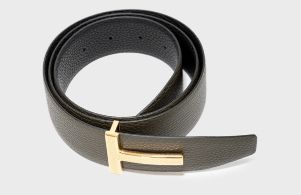 Thắt lưng Tom Ford Dark Olive Black T Belt TB249T-LCL050-C4924 - Ảnh 3