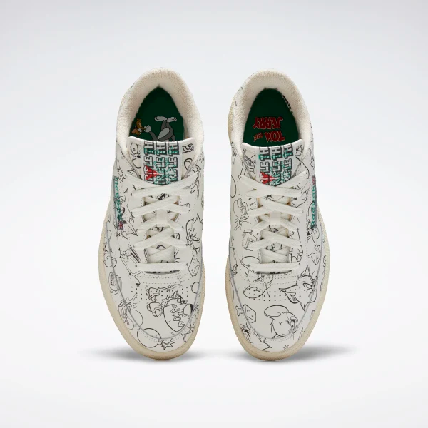 Giày Reebok Tom & Jerry x Club C 'Sketch' FX4011 - Ảnh 6