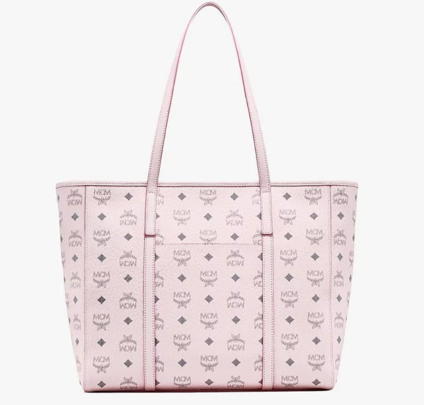 Túi MCM Toni Vi Ew Shopper Med Pink MWPAATN01QH001 - Ảnh 2