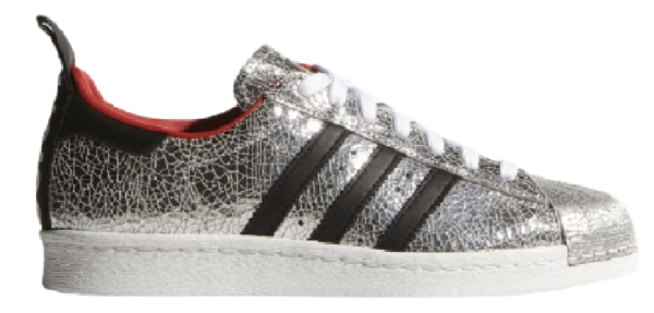 Giày Adidas Wmns x Topshop Superstar 80s 'Silver' S77437