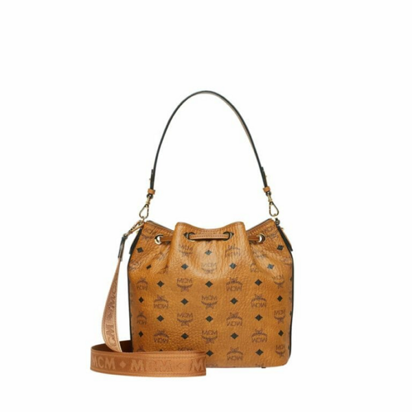 Túi MCM Small Drawstring Handbag MWD9SSE71CO001 - Ảnh 3