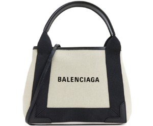 Tui Balenciaga Navy Cabas Extra Small Tote 'Ivory' 390346-2HH3N-9260