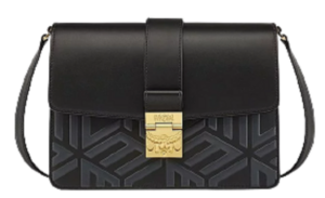 Túi MCM Tracy Shoulder Bag in Cubic Logo Leather MWSCSXT03BK001