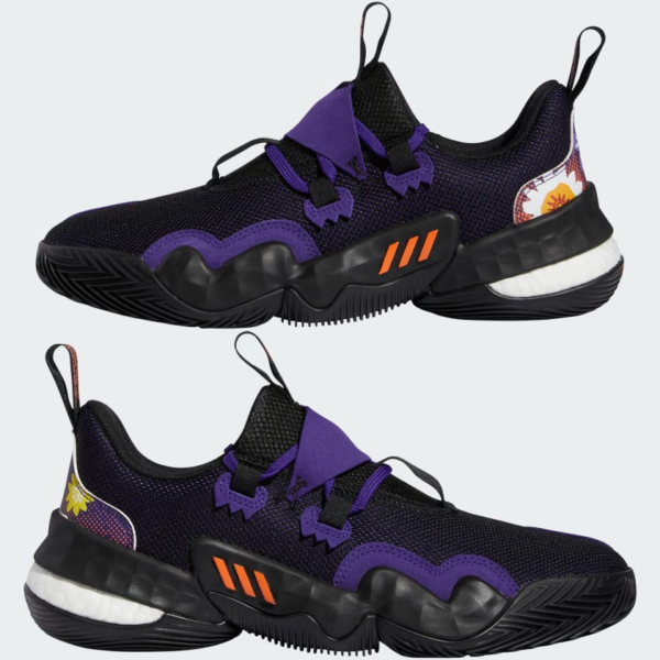 Giày Adidas Trae Young 1 'Black Team College Purple' GZ4627 - Ảnh 4