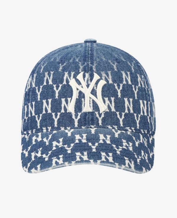 Mũ MLB Monogram Gradation Cap New York Yankees ‘Blue’ 32CPDA111-50U - Ảnh 4
