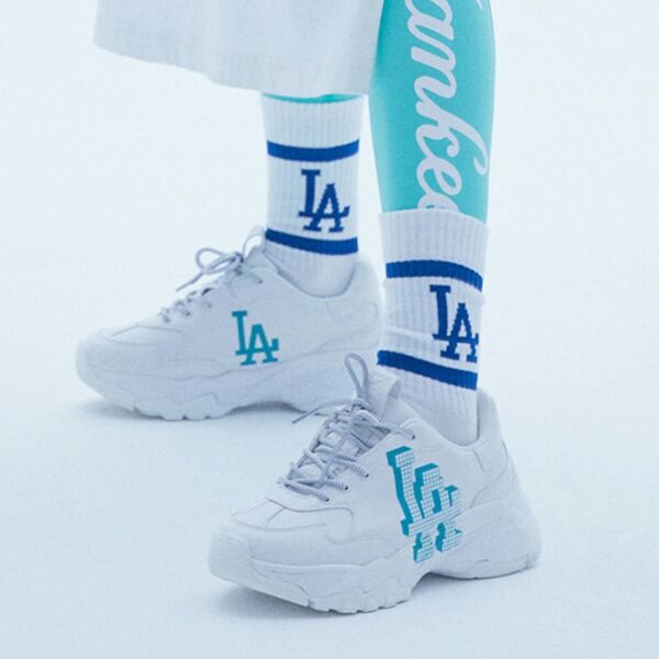Giày MLB Big Ball Chunky LA Dodgers 'White' 32SHCD111-07I - Ảnh 2