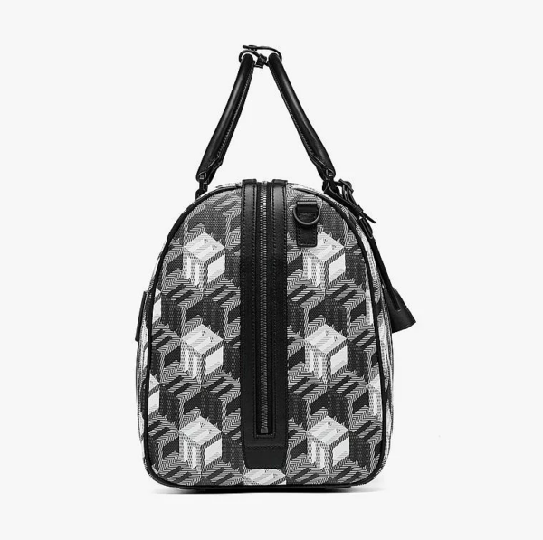 Túi MCM Traveler Weekender Bag in Cubic Monogram Canvas MMVBACK03BW001 - Ảnh 4