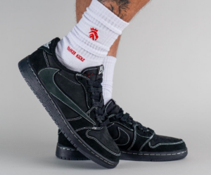 Giay Nike Air Jordan 1 Retro Low Travis Scott 'Black Phantom' DM7866-001