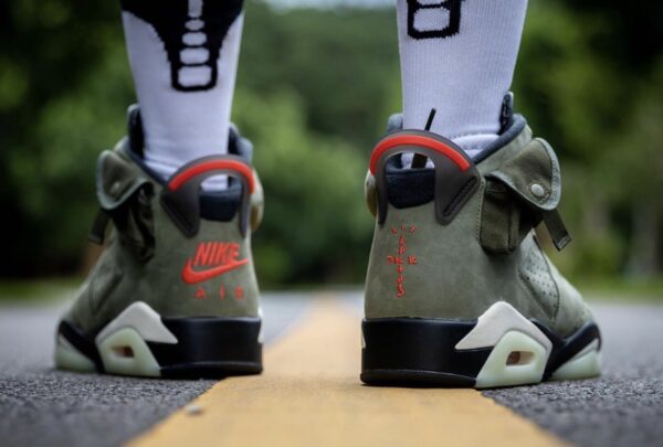 Giày Nike Travis Scott x Air Jordan 6 Retro 'Olive' CN1084-200 - Ảnh 2