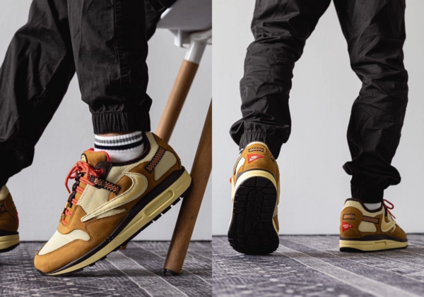 Giày Nike x Travis Scott Air Max 1 Cactus 'Wheat' DO9392-701 - Ảnh 2