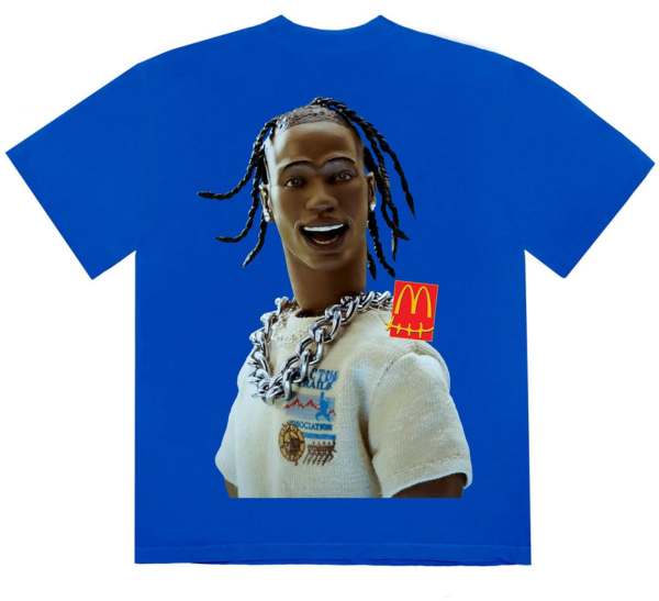 Áo Travis Scott x McDonald's Action Figure Series III Tee Blue - Ảnh 2