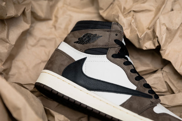 Giày Nike Travis Scott x Air Jordan 1 Retro High OG 'Mocha' CD4487-100 - Ảnh 11