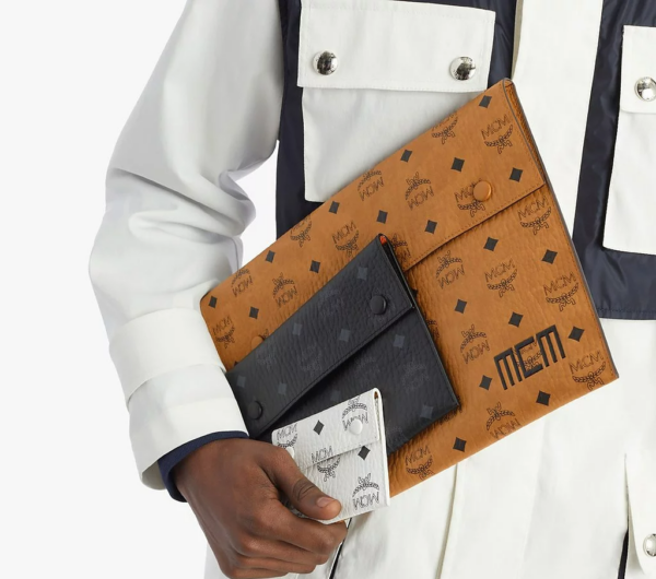Túi MCM Tri Pouch in Visetos Mix  MXZBSVI04CO001 - Ảnh 7