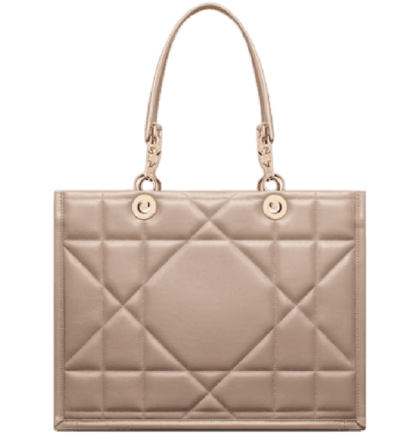 Tui Dior Medium Essential Tote Bag 'Hazelnut Archicannage Calfskin' M8721OZVJ-M45U