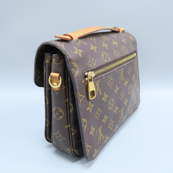 Túi Louis Vuitton Pochette Metis Monogram Brown Handbag M44875 - Ảnh 5