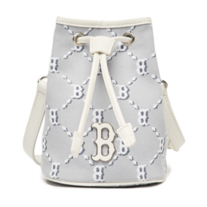 Túi MLB Monogram Mini Bucket Boston Grey 3ABMS022N-43GRS
