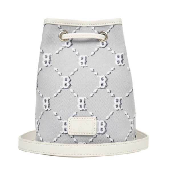Túi MLB Monogram Mini Bucket Boston Grey 3ABMS022N-43GRS - Ảnh 5