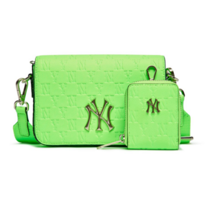 Túi MLB Mini Monogram Cross NY Yankees Green 3ACRS032N-50GNN