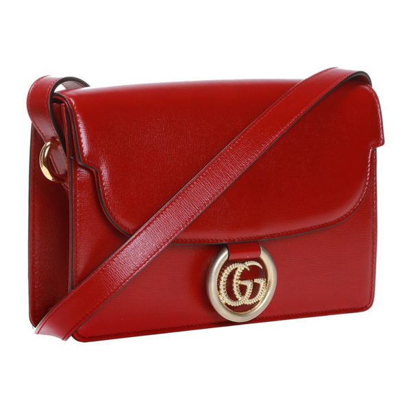 Túi Gucci GG Ring Shoulder Bag 'Red' 589474-1DB0G-6638 - Ảnh 2