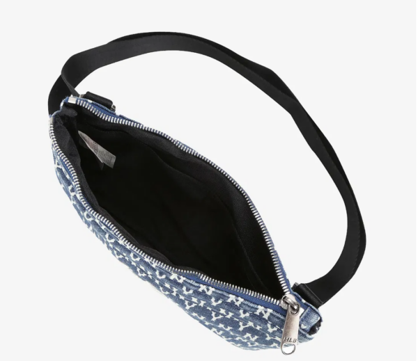 Túi MLB MONOGRAM Denim Sacoche Bag NEW YORK YANKEES 32BGDX111-50U - Ảnh 2
