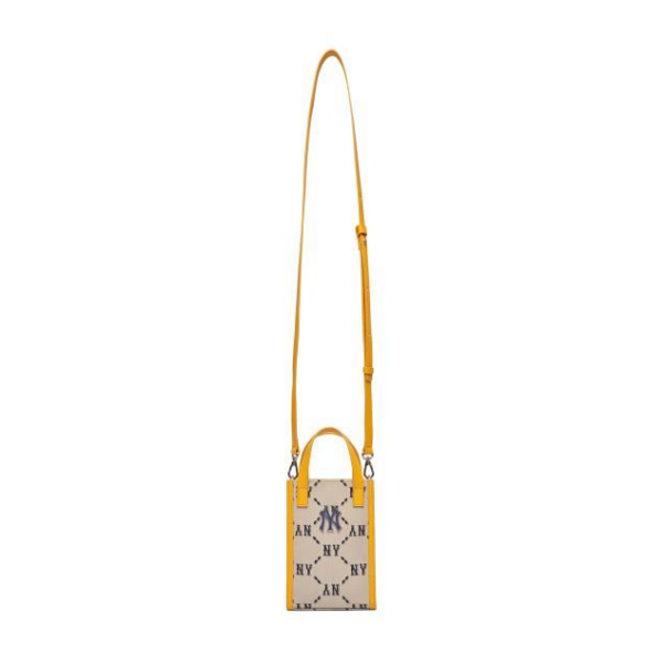 Túi MLB Mobile Cross Bag NY Yankees 'Beige' 3ACRH012N-50BGS - Ảnh 5